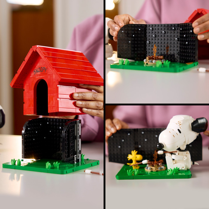 LEGO Ideas - Peanuts : la Niche de Snoopy 21368 produit à l'usage