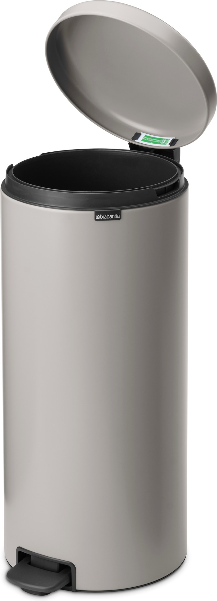 Brabantia NewIcon Pedaalemmer 30 Liter Soft Grey detail