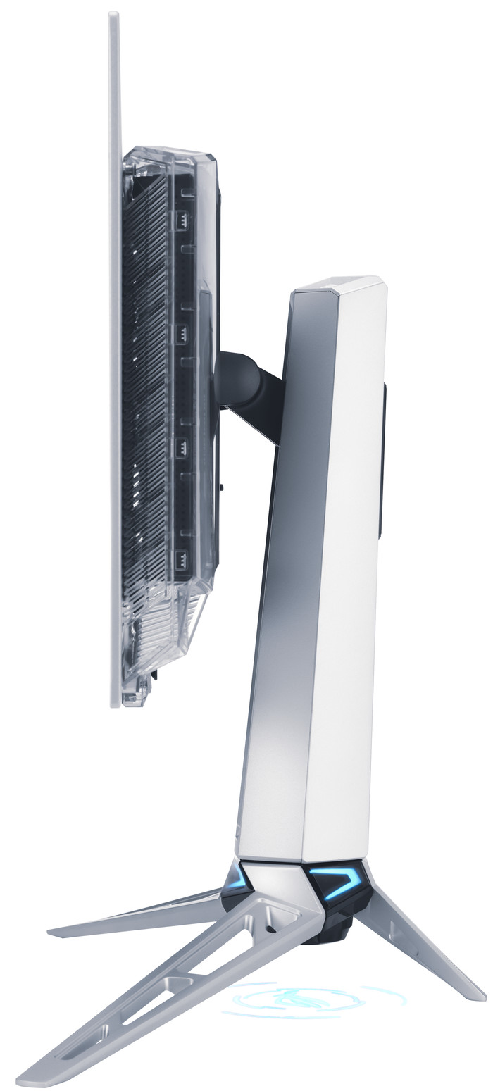 ASUS ROG Swift PG27AQWP-W OLED linkerkant