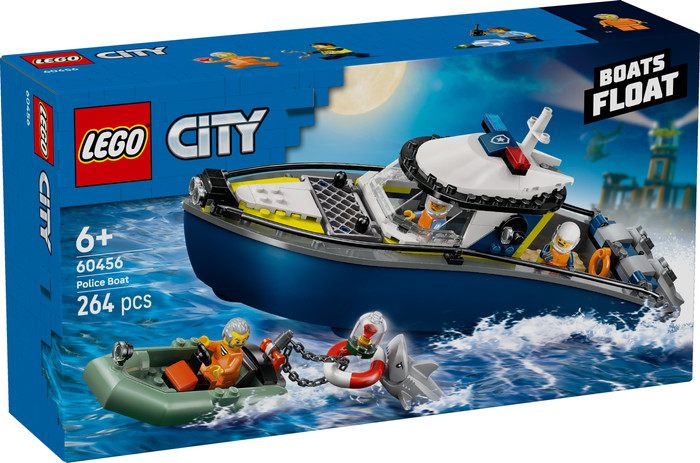 LEGO City - La Course-poursuite en Bateau de Police 60456 emballage