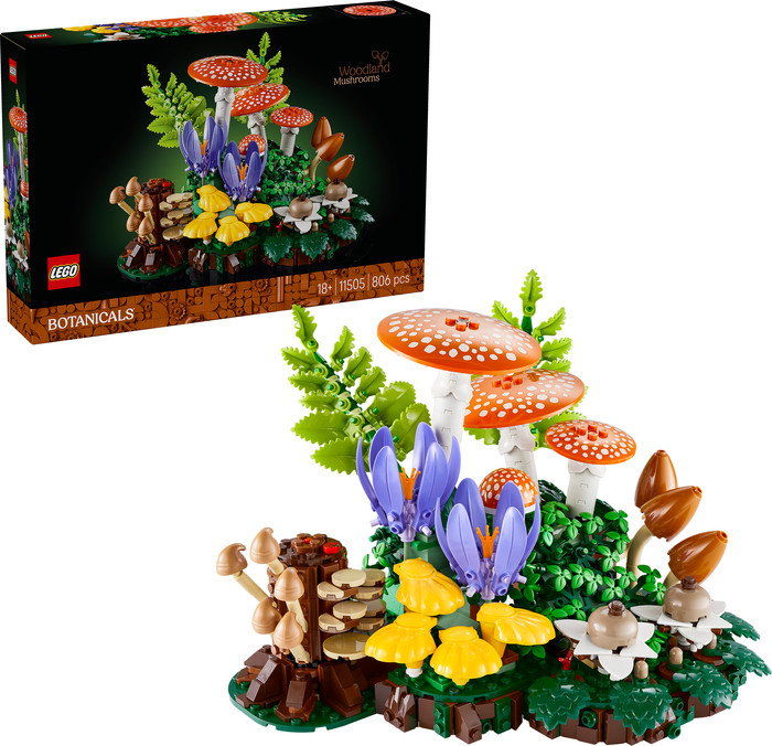 LEGO Botanicals Bospaddenstoelen 11505 rechterkant