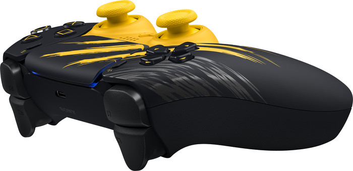Sony PlayStation 5 Manette Sans Fil DualSense Wolverine Battle Yellow Limited Edition arrière