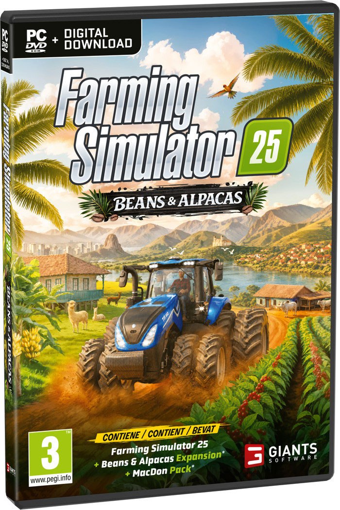 Farming Simulator 25: Beans & Alpacas Edition PC emballage