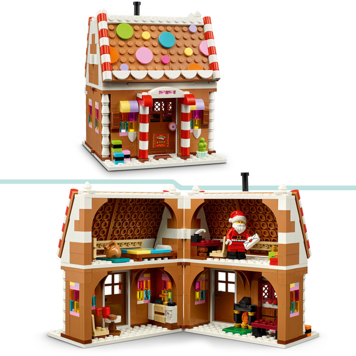 LEGO Winter Gingerbread House 40809 detail