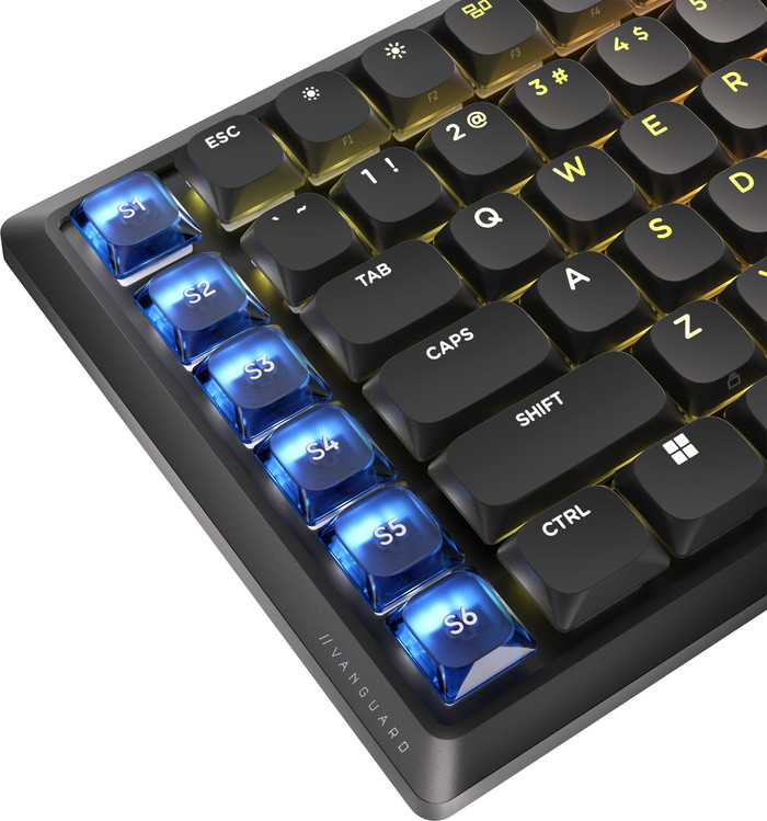 Corsair Vanguard AIR 99 Wireless Gaming Toetsenbord Zwart Azerty detail