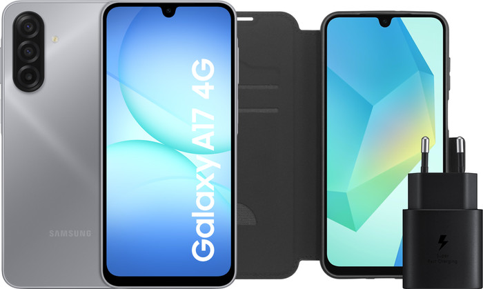 Samsung Galaxy A17 128 Go Gris 5G + Pack d'Accessoires Main Image