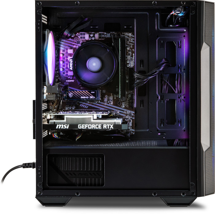 Cobalt x Powered by MSI - Tier 1 - RTX 3050 - Ryzen 5 5500 - 16GB - 500GB SSD binnenkant