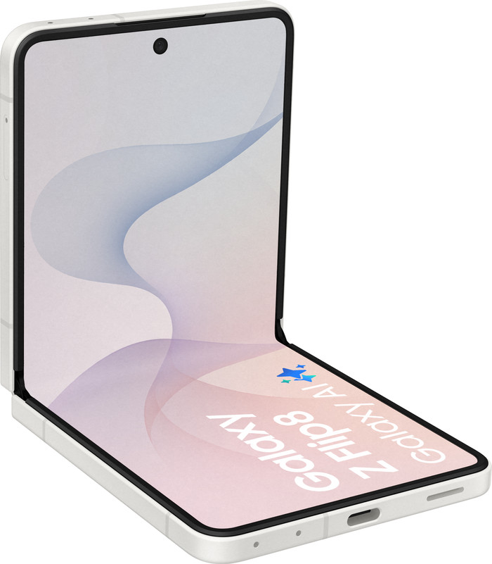 Samsung Galaxy Z Flip 8 256GB Wit 5G voorkant