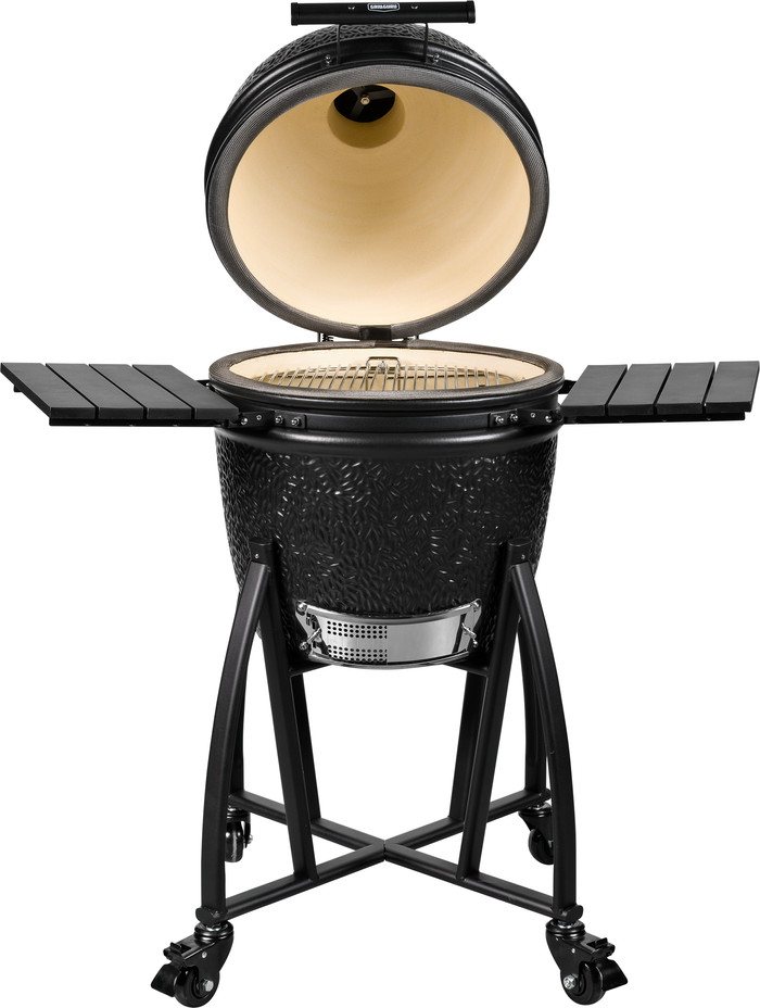 Grill Guru Prime Satin Black Medium binnenkant