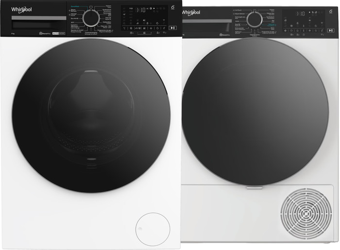 Whirlpool WPM 912W ADS BE AutoDose + Whirlpool C WD 96M WBS BE Main Image