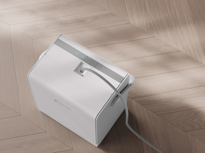 Ecovacs WINBOT W2S Pro Omni product in gebruik