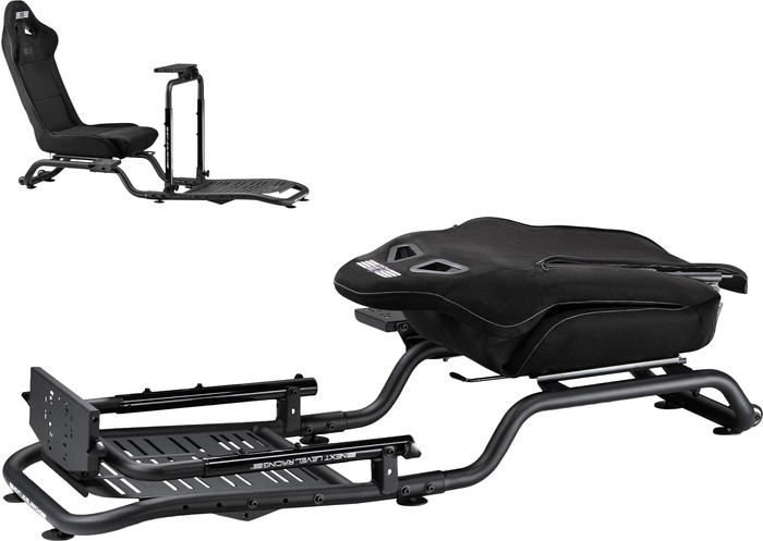Next Level Racing RC Foldable Cockpit product in gebruik