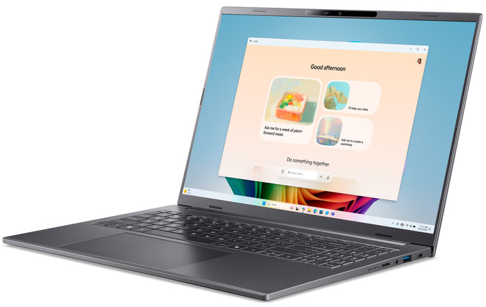 Acer Aspire 16 AI A16-52M-748D Azerty voorkant