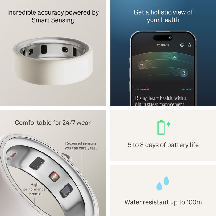 Oura Ring 4 Ceramic Maat 7 Cloud visual leverancier