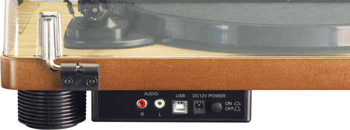 Lenco LS-50 Hout achterkant