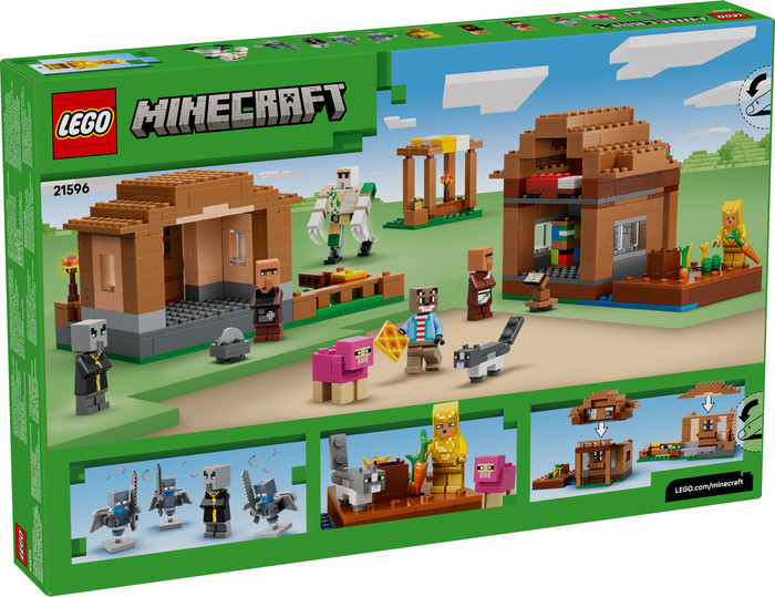 LEGO Minecraft - L'Évocateur à l'Attaque du Village 21596 emballage