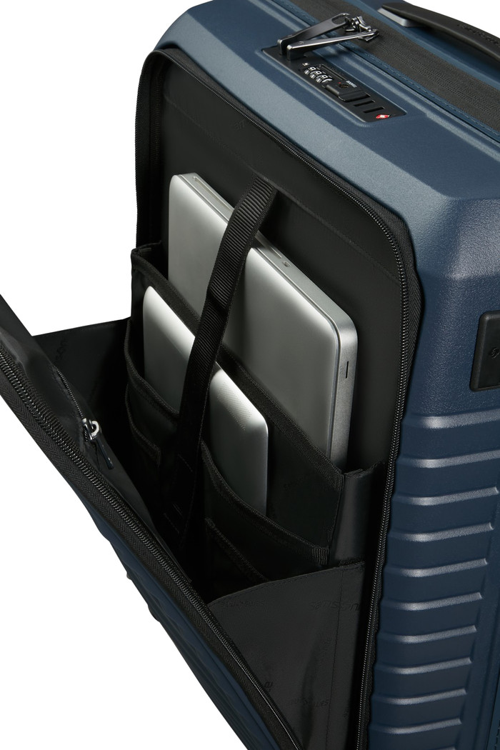 Samsonite Intuo Valise à 4 Roulettes Easy Access Expandable 55 cm Blue produit à l'usage