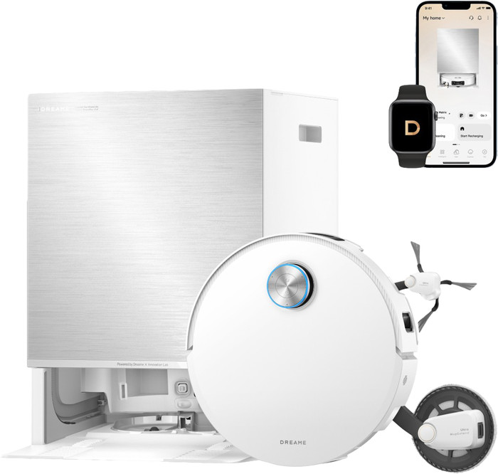 Dreame X60 Pro Ultra Matrix White product in gebruik