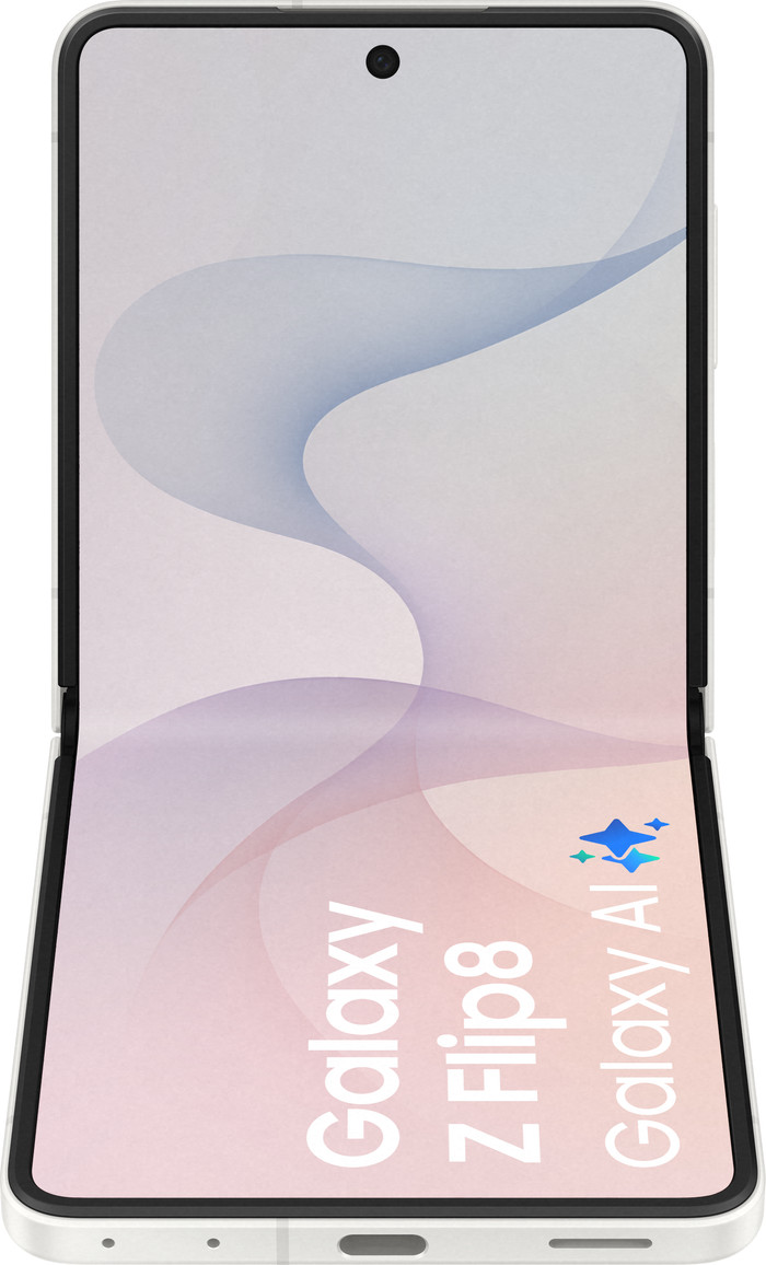 Samsung Galaxy Z Flip 8 256GB Wit 5G onderkant