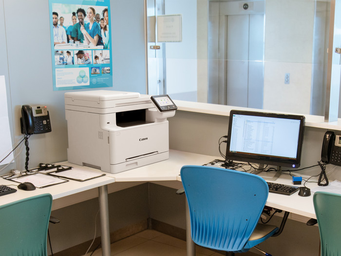 Canon i-SENSYS MF664 CDW product in gebruik