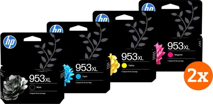 HP 953XL Cartridges 4-color Pack (2 units) Main Image