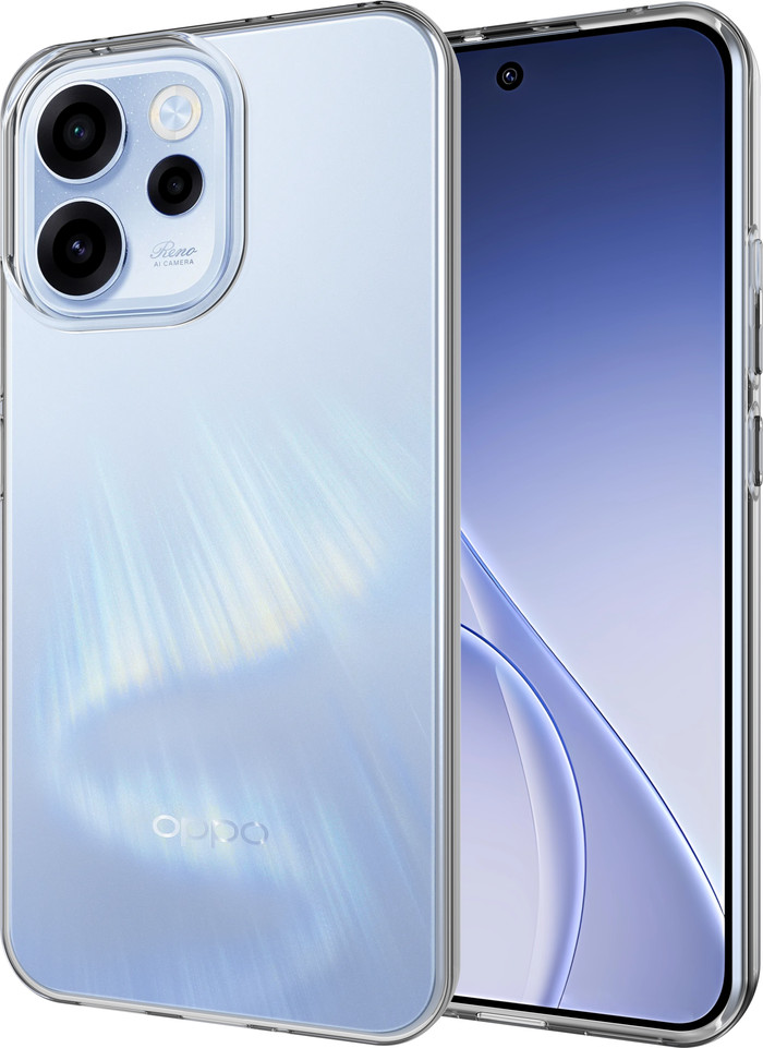 Just in Case Soft Design OPPO Reno15 F Back Cover Transparant voorkant