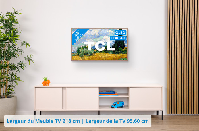 TCL QLED 43" A400 Pro (2026) visuel Coolblue 1