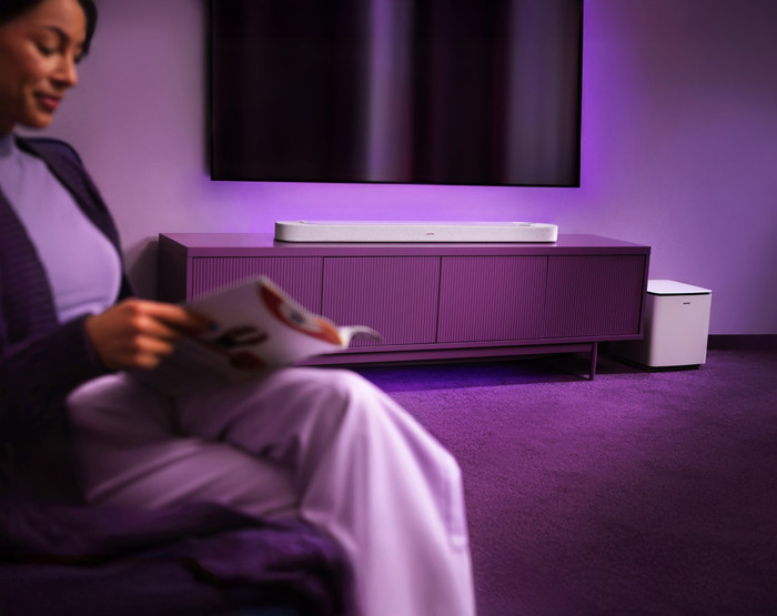 Bose Lifestyle Ultra Subwoofer Wit product in gebruik