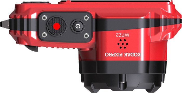 Kodak Pixpro WPZ2 Appareil Photo Sous-marin Rouge dessus