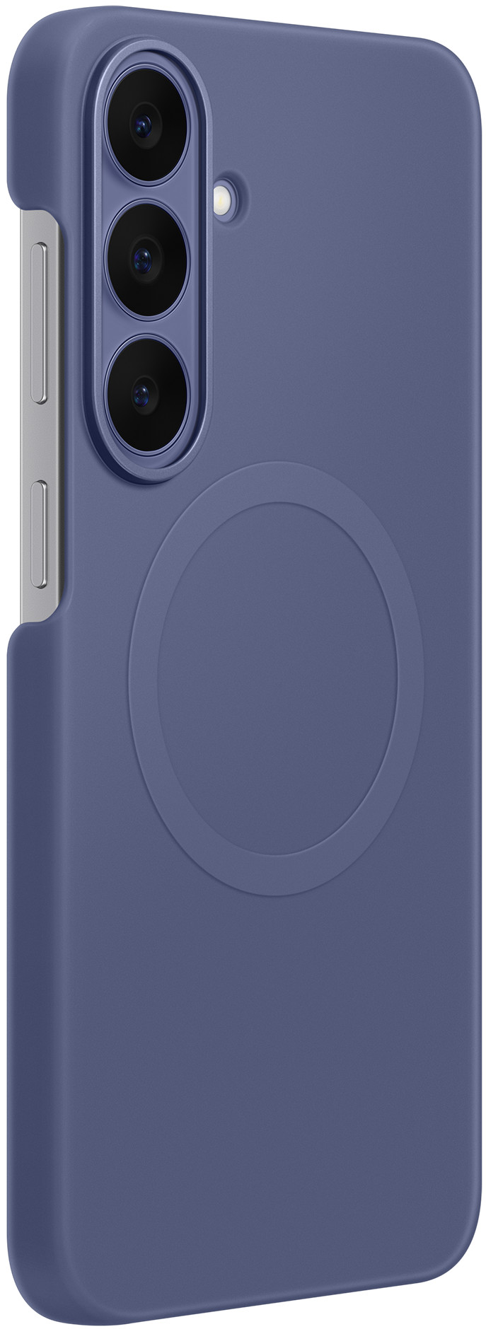 Samsung Galaxy S26 FE Siliconen Back Cover met Magneet Paars rechterkant