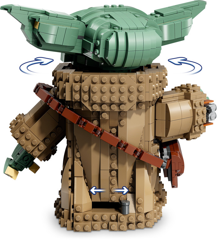 LEGO Star Wars Grogu als leerling van de Mandalorian 75446 detail