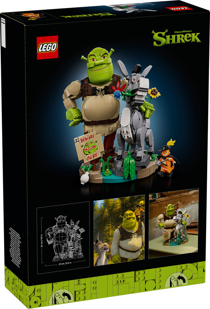 LEGO - Shrek, l'Âne et le Chat Potté 72423 emballage