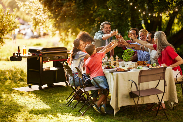 Weber Slate GPD 76 cm Premium Plancha Black product in gebruik