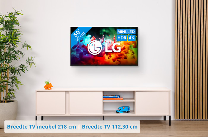 LG Mini-led 50" QNED71 (2026) visual Coolblue 1
