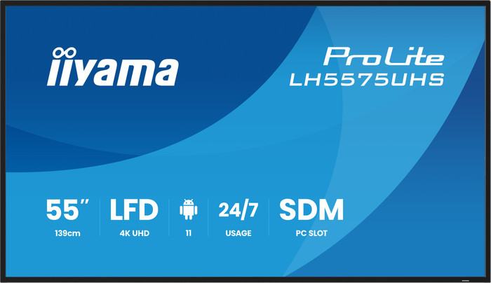 iiyama ProLite LH5575UHS-B2AG voorkant