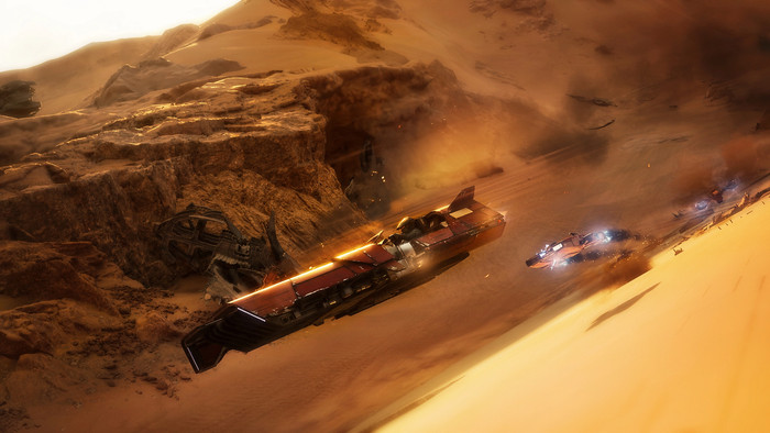 Star Wars: Galactic Racer PS5 product in gebruik