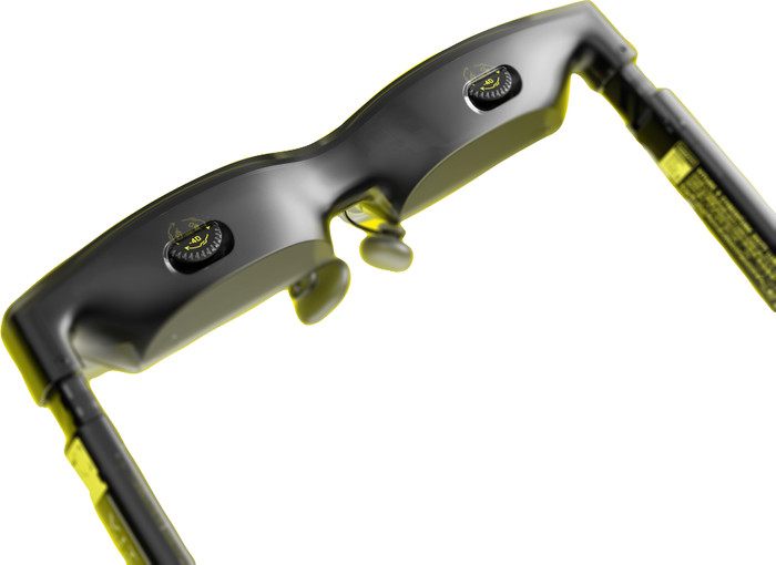 VITURE x Cyberpunk 2077 Luma Cyber XR bril bovenkant