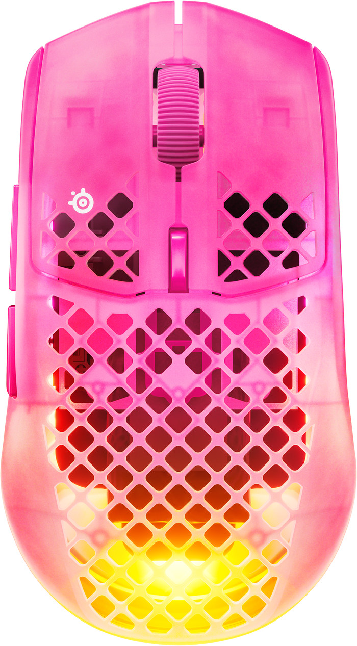 SteelSeries Aerox 3 Draadloze Gaming Muis Magenta Main Image