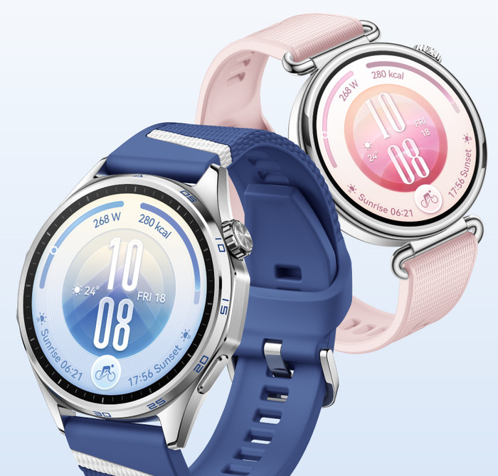 Huawei Watch GT 7 41 mm Blauw product in gebruik