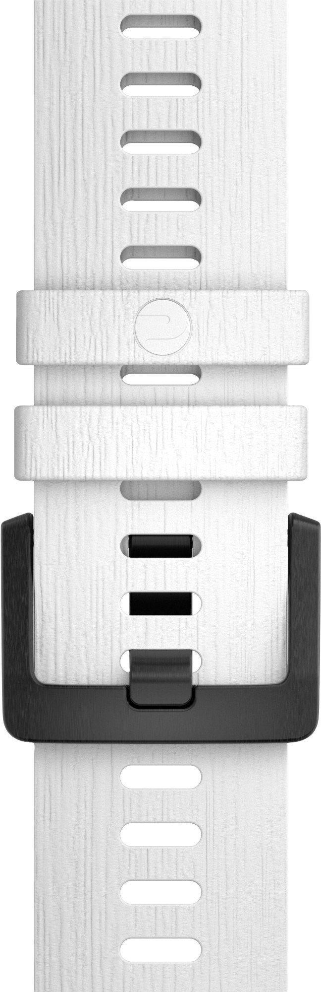Polar Siliconen Bandje Wit 22mm S/L detail