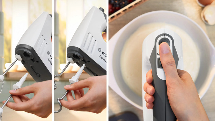 Bosch MFQ37470 ErgoMixx Wit product in gebruik