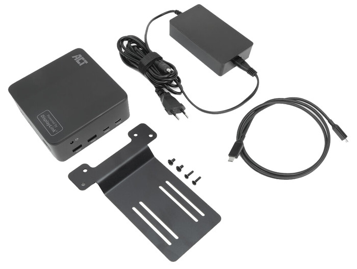 ACT Usb C Triple 4K DisplayLink Docking Station detail