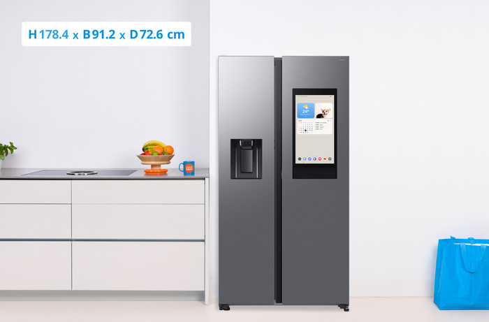 Samsung RS90F66BETEF Family Hub visual Coolblue 1