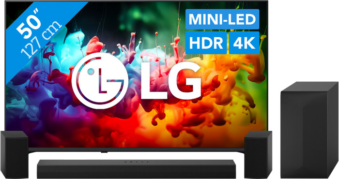 LG Mini-led 50" QNED71 (2026) + LG DS60TR Main Image