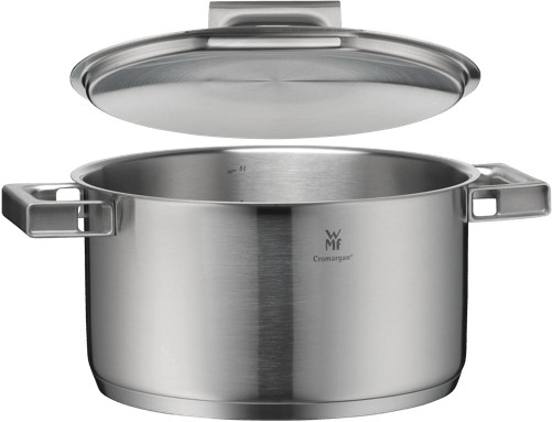 WMF Ultimate Cool Pannenset 5-delig + glazen deksel voorkant