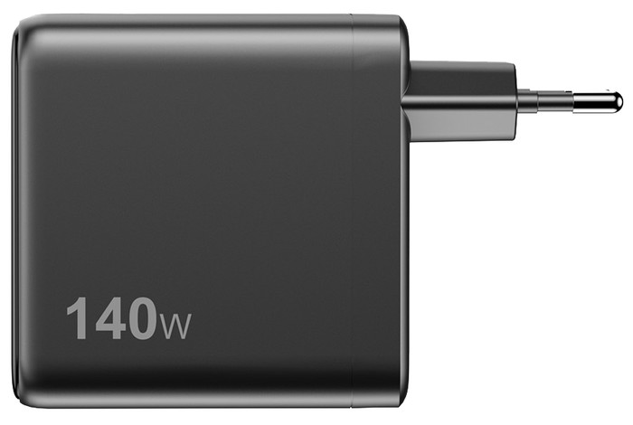 Sitecom 140W GaN Oplader met led scherm voorkant