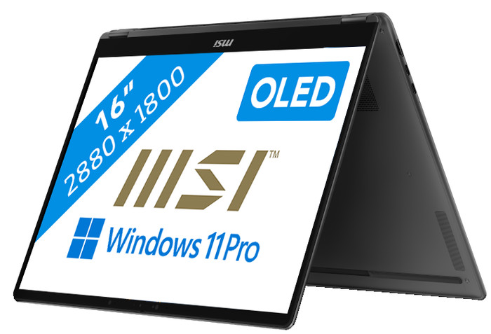 MSI Prestige N16 Flip AI+ OLED NVIDIA RTX Spark N1X C1XMT-040BEY AZERTY Main Image