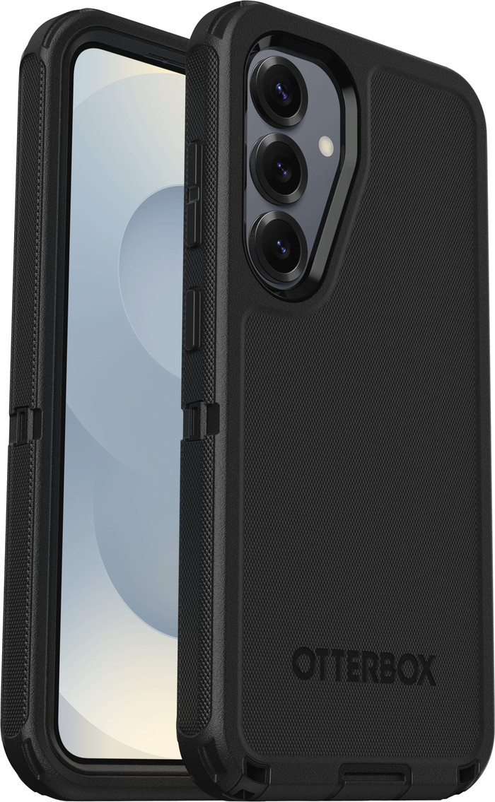 OtterBox Defender Samsung Galaxy S25 Back Cover Zwart achterkant