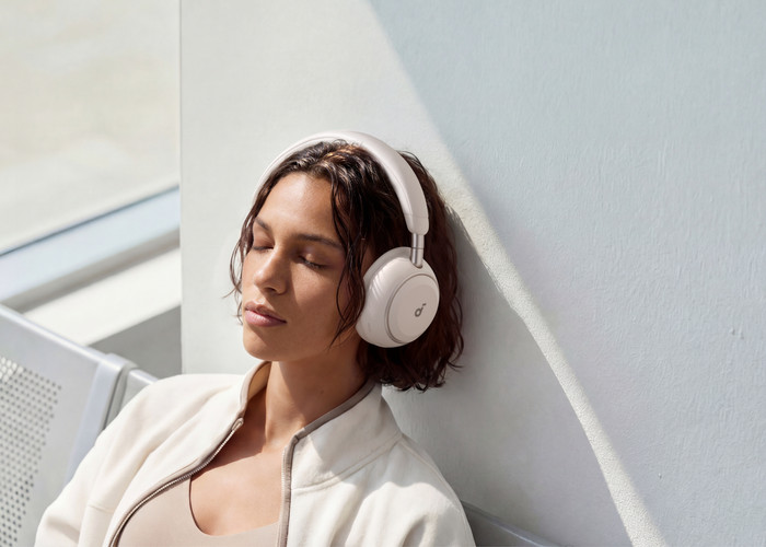 Soundcore Space 2 Wit product in gebruik