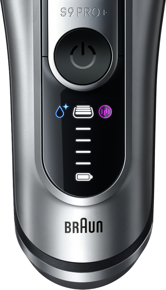 Braun Series 9 PRO+ 9667CC Zilver detail